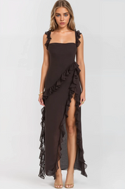 Mia Ruffled Maxi Dress