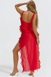 Mia Ruffled Maxi Dress