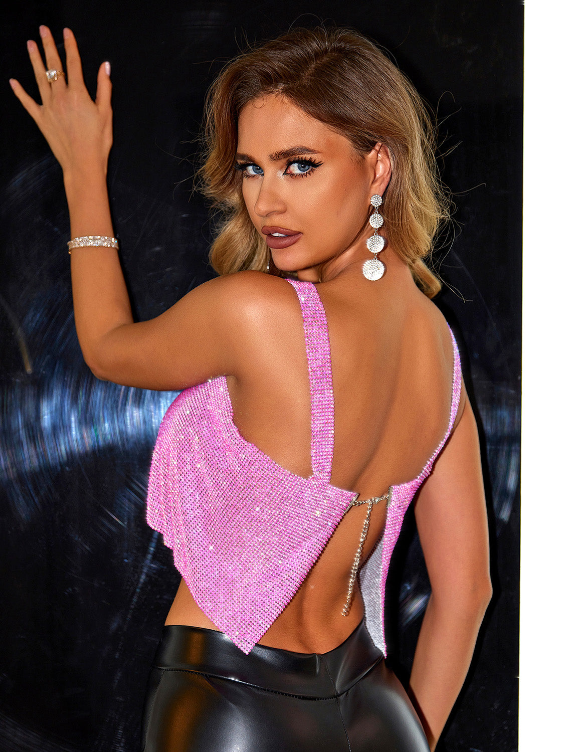 Luna Sparkly Crop Top