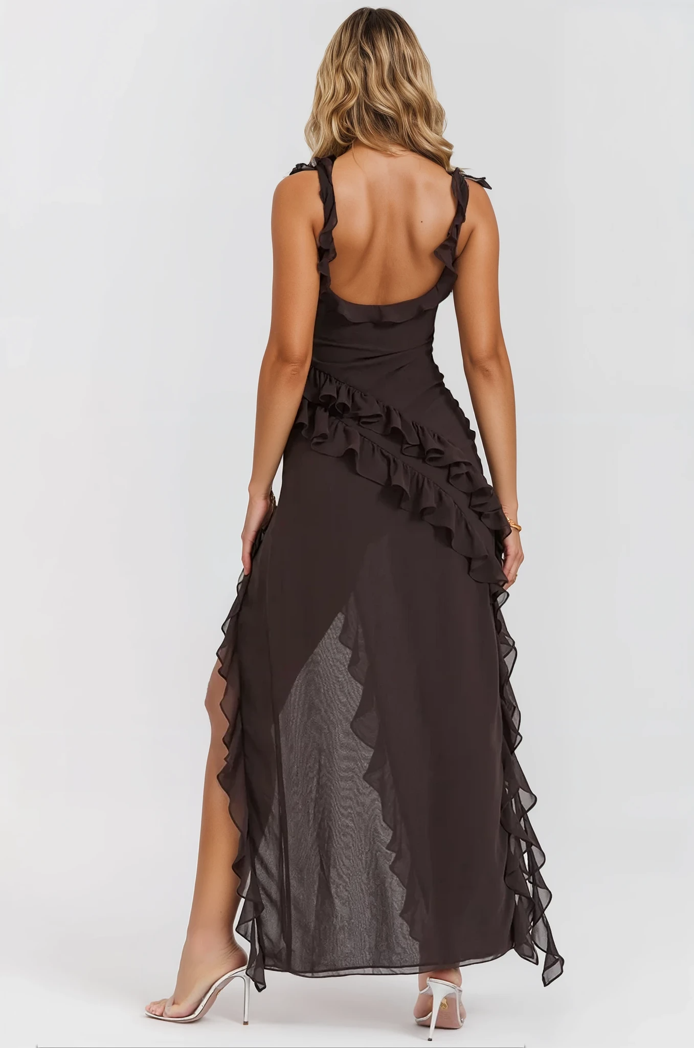 Mia Ruffled Maxi Dress