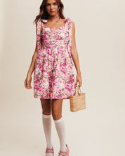 Evangeline Floral Mini Dress