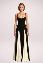 Noir Elegance Maxi Dress