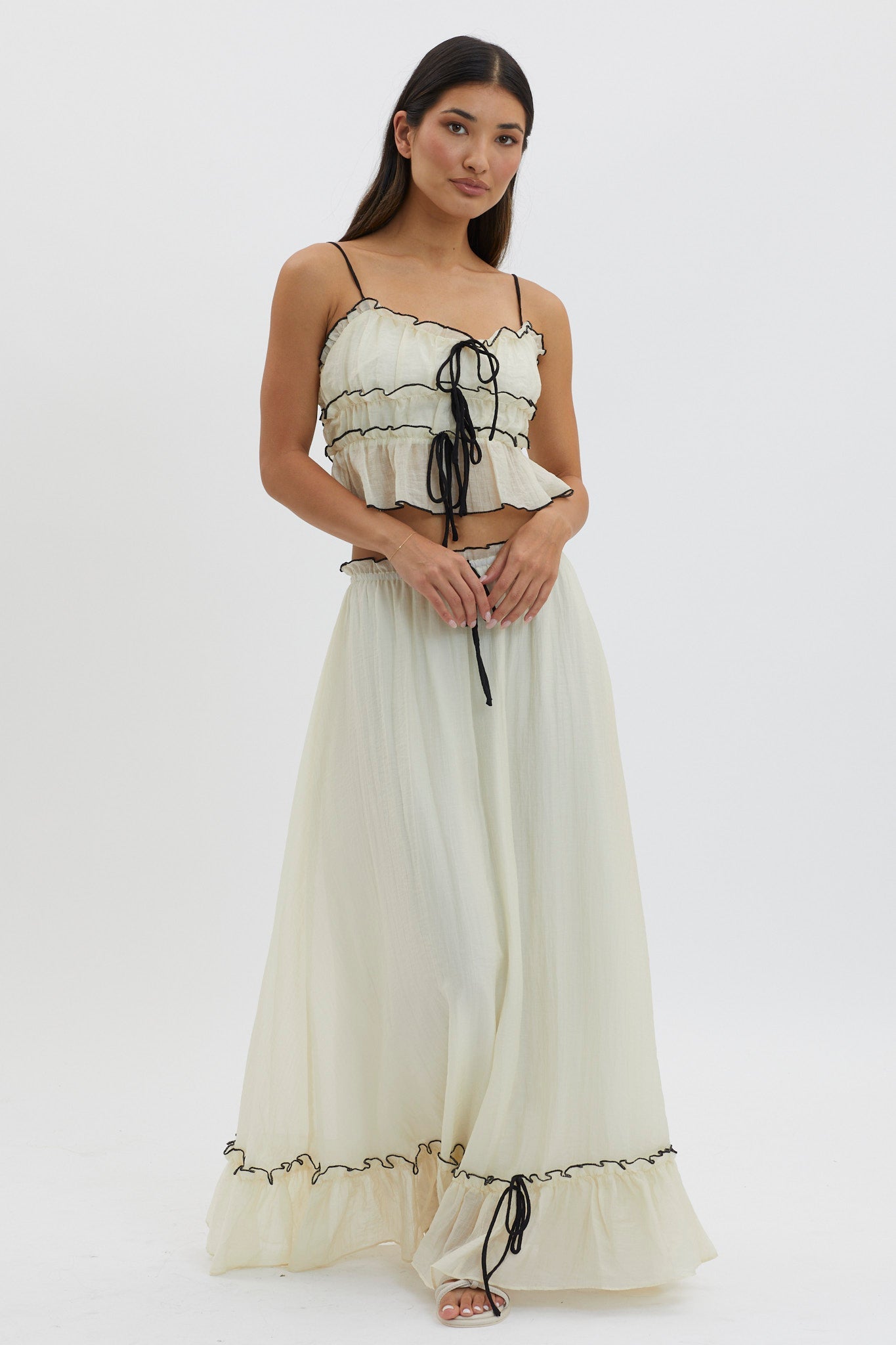 Élodie Ruched Two-Piece Set