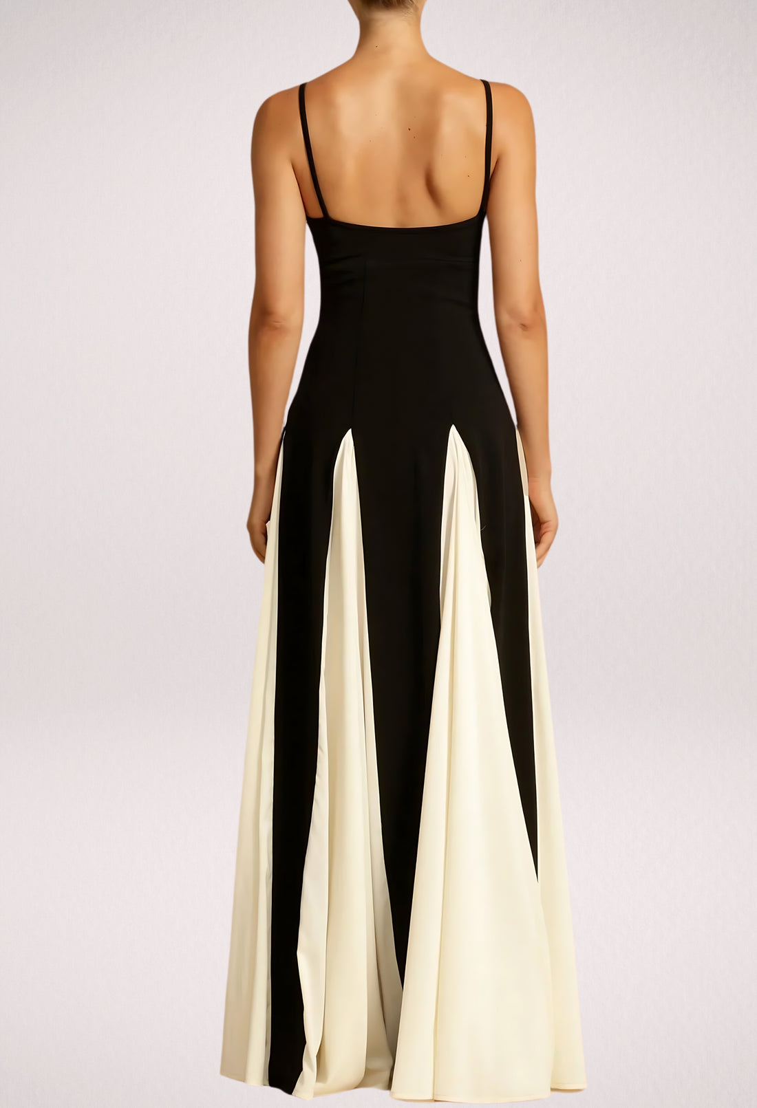 Noir Elegance Maxi Dress