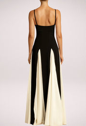 Noir Elegance Maxi Dress