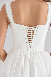Florianne Lace Corset Midi Dress