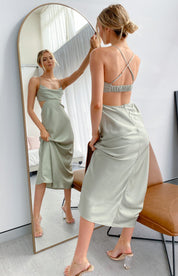 Adelle Cutout Midi Dress