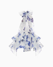 Riviera Bloom Bow Mini Dress