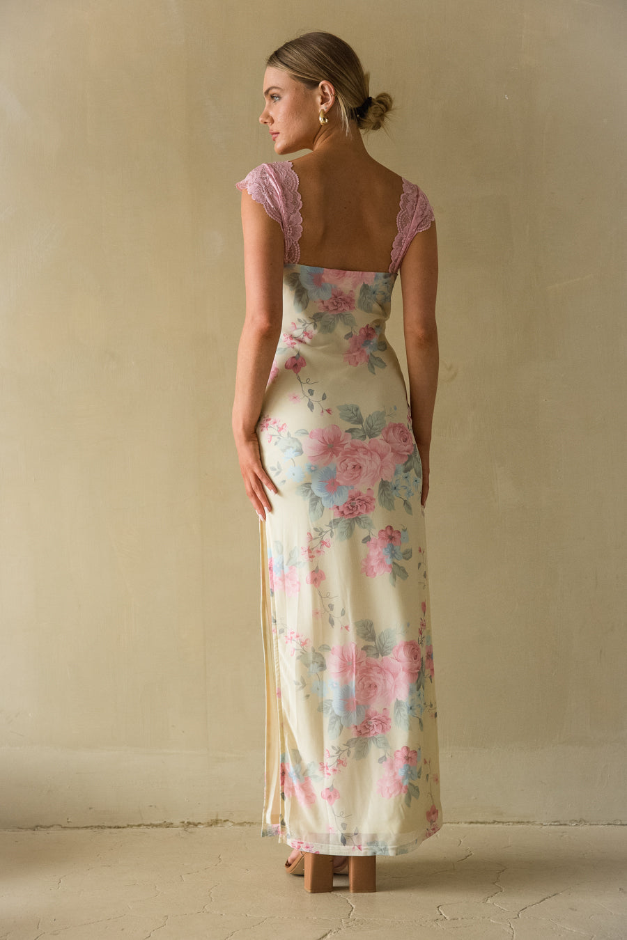 Juliet Floral Lace Maxi Dress