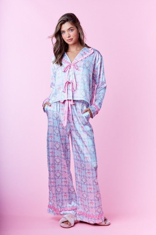 Dreamy Bow-Tie Pajama Set