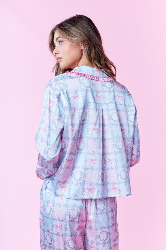 Dreamy Bow-Tie Pajama Set