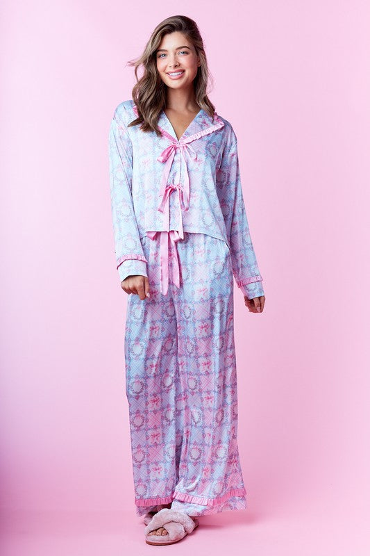 Dreamy Bow-Tie Pajama Set