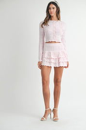 Maribelle Ruffle Knit Set