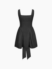 Lana Open Back Mini Dress with a Bow