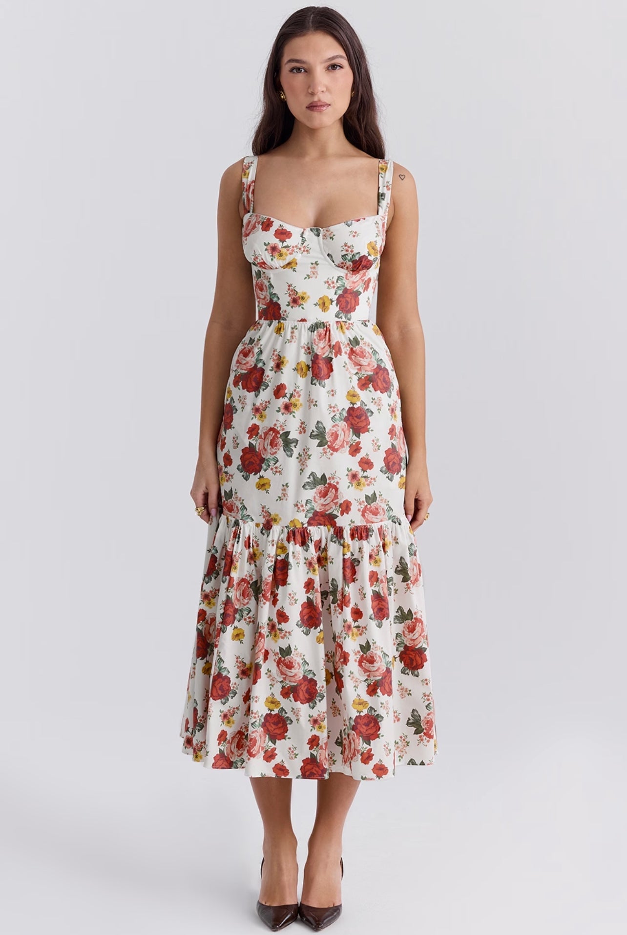 Marielle Floral Midi Dress