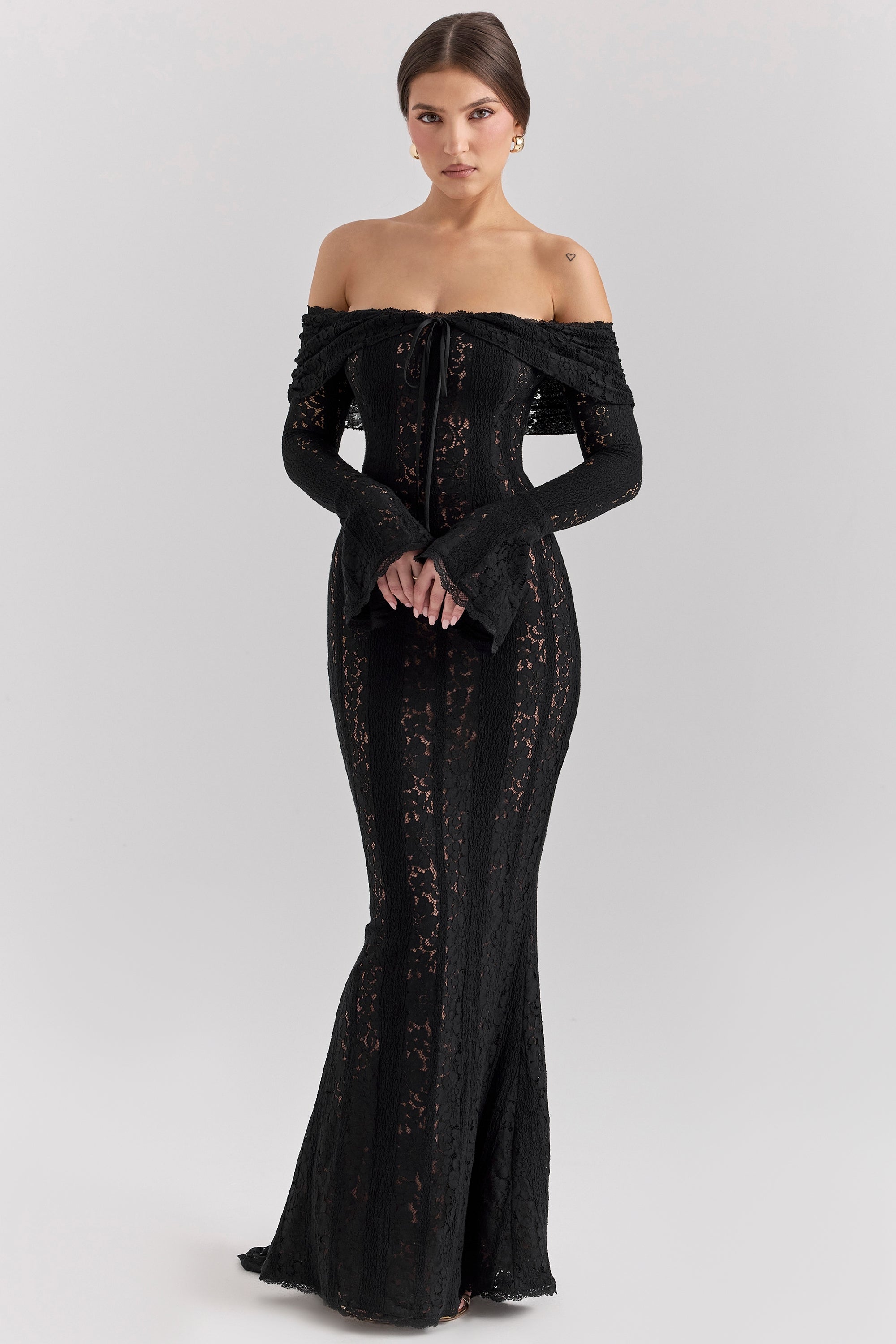 Celeste Off-Shoulder Lace Dress