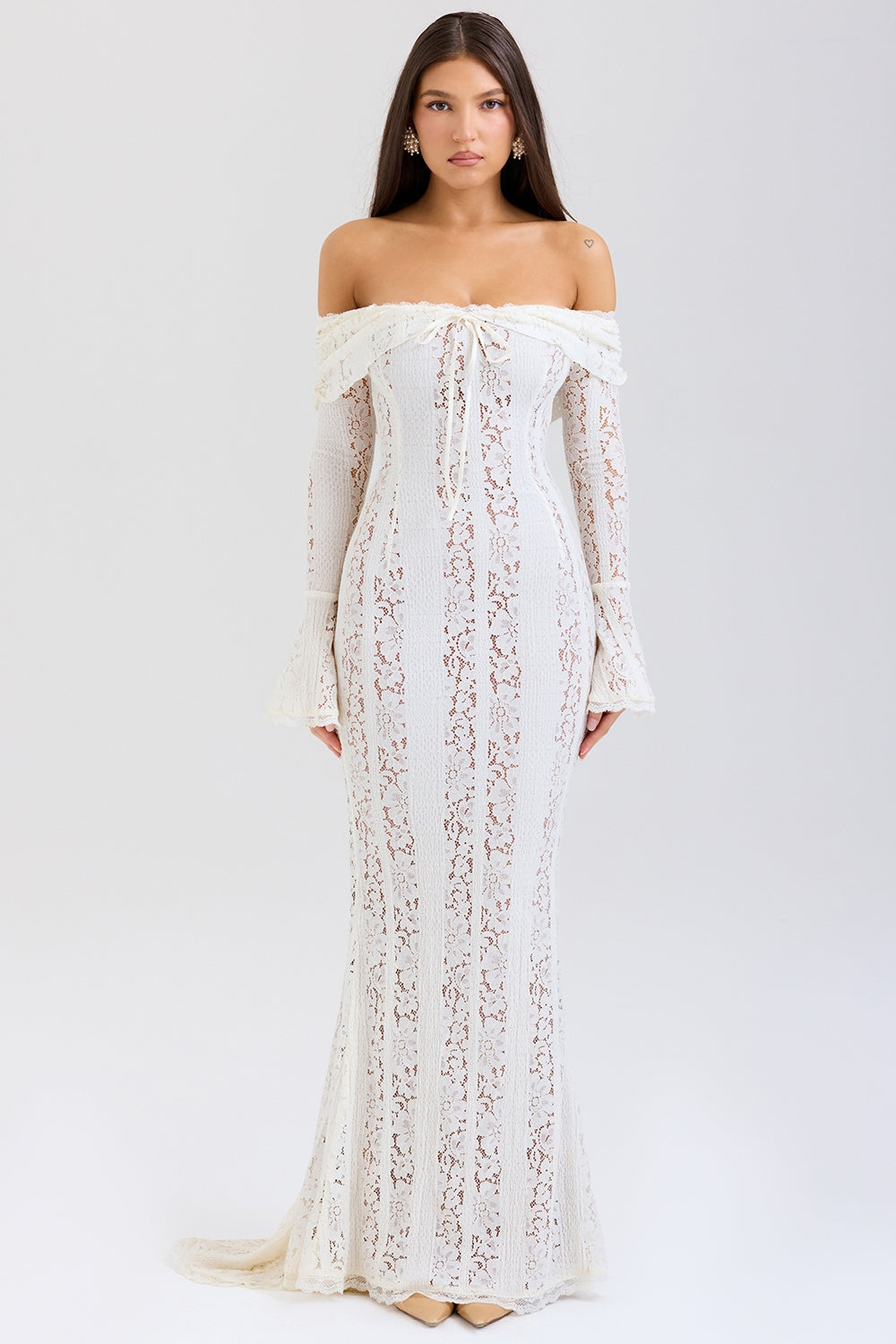 Celeste Off-Shoulder Lace Dress