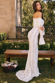 Celeste Off-Shoulder Lace Dress