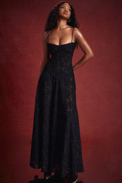 Elina Lace Maxi Dress