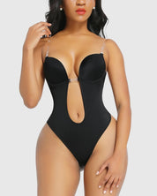 Invisible Backless & Strapless Deep Plunge Bodysuit & Bra