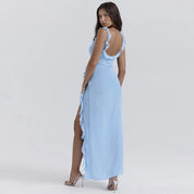 Mia Ruched Maxi Dress