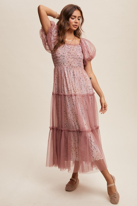 Lidya Flowy Maxi Dress