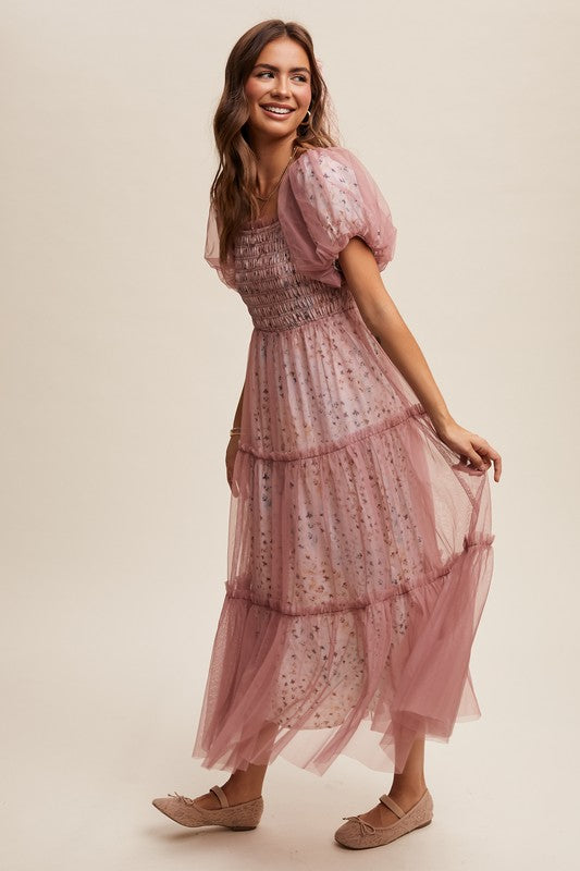 Lidya Flowy Maxi Dress