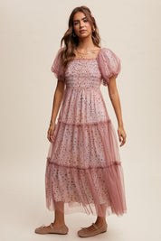 Lidya Flowy Maxi Dress