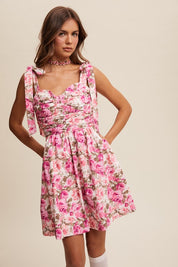 Evangeline Floral Mini Dress