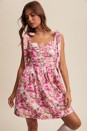 Evangeline Floral Mini Dress