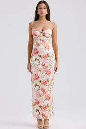 Agness Floral Maxi Bodycon Dress