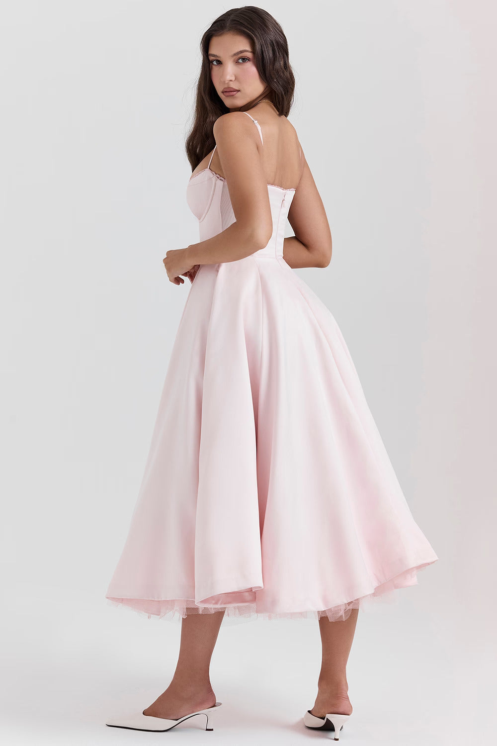 Isabelle Full Skirt Midi Dress