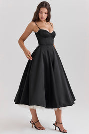 Isabelle Full Skirt Midi Dress