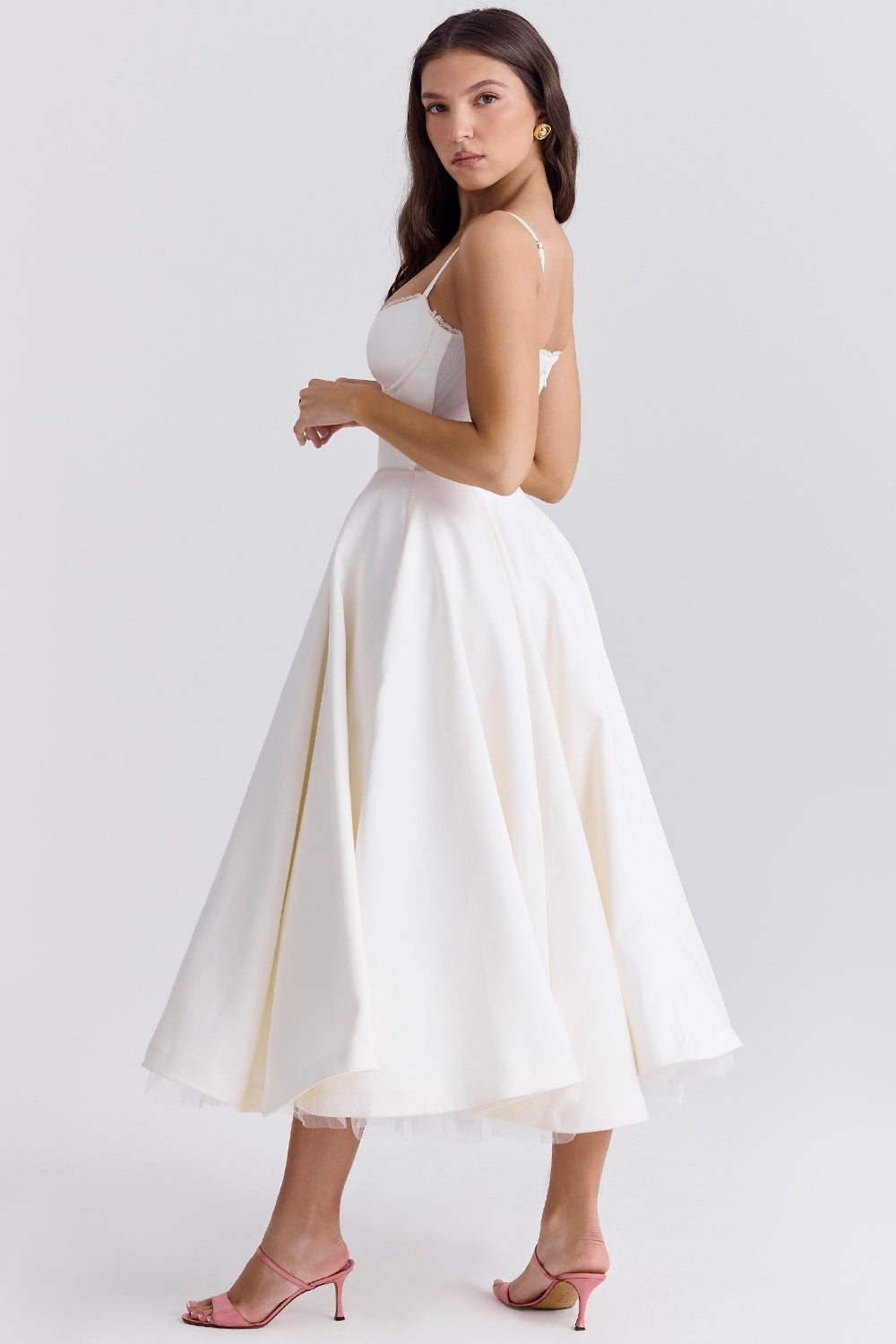 Isabelle Full Skirt Midi Dress