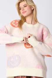 Autumn Charm Pumpkin Sweater