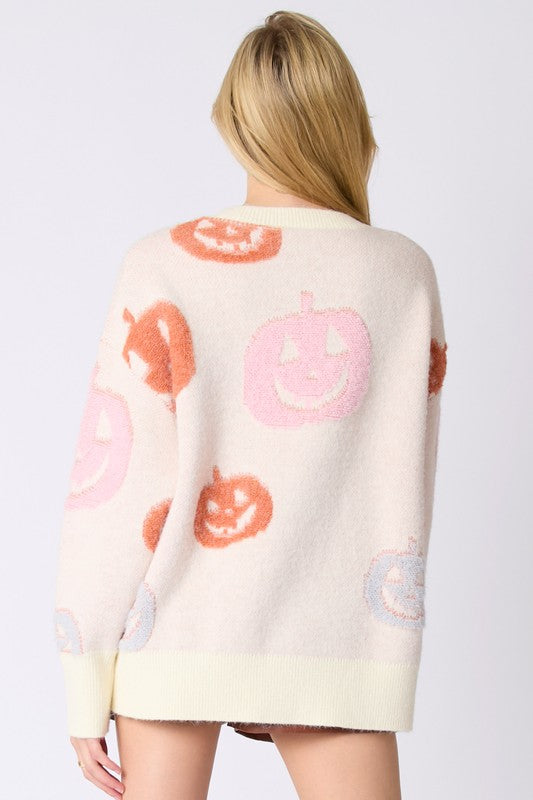 Autumn Charm Pumpkin Sweater