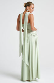 Calantha Slit Tulle Gown