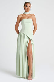 Calantha Slit Tulle Gown