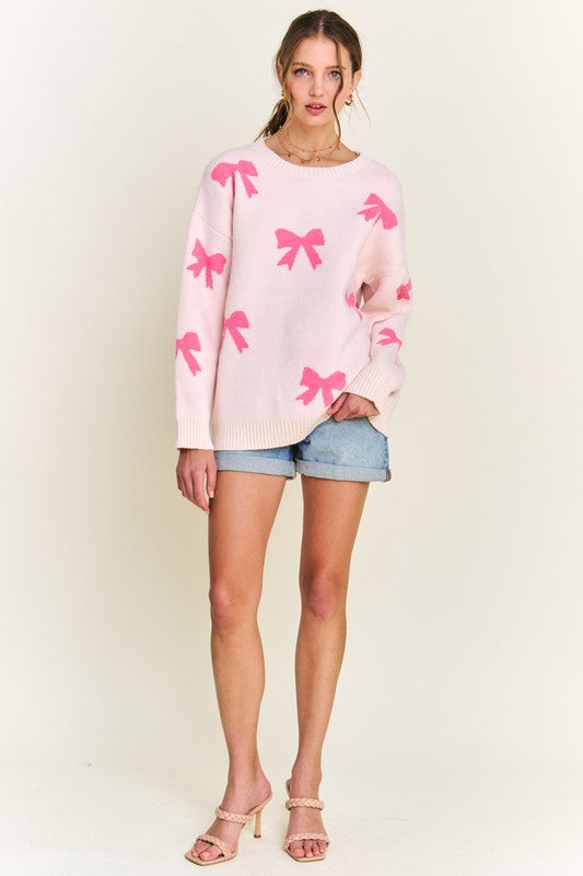 Amelie Bow-Accent Sweater