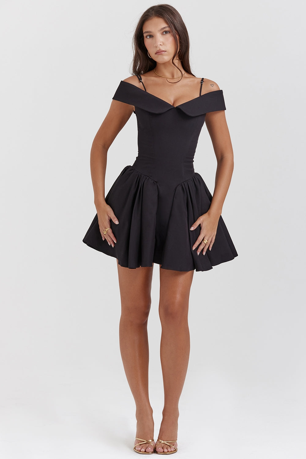 Cassia Off-Shoulder Mini Dress