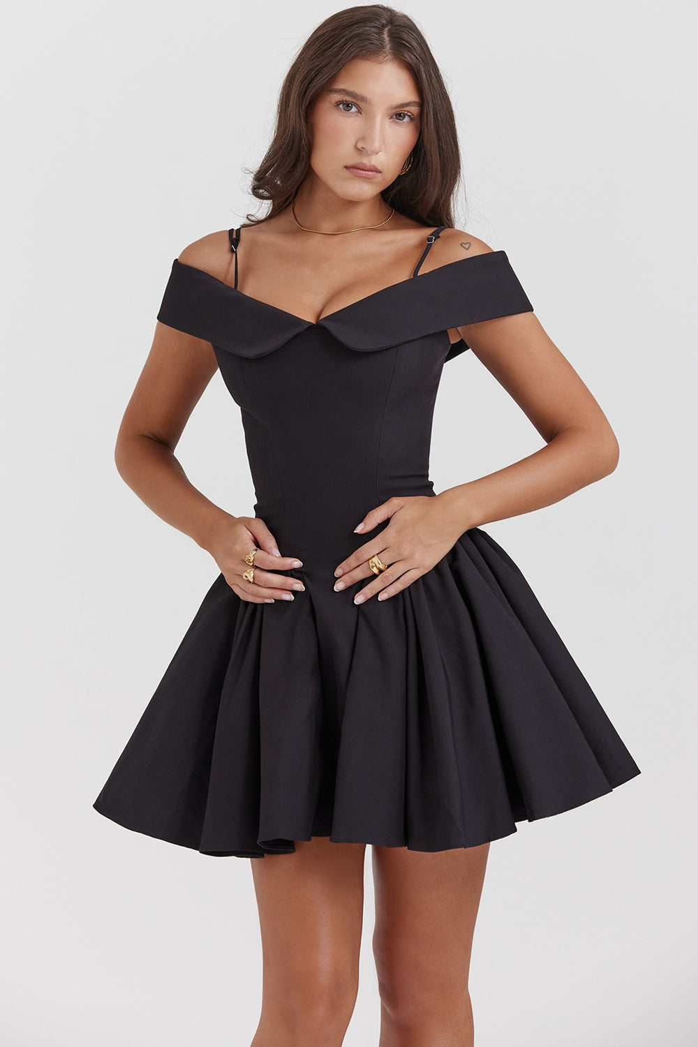 Cassia Off-Shoulder Mini Dress