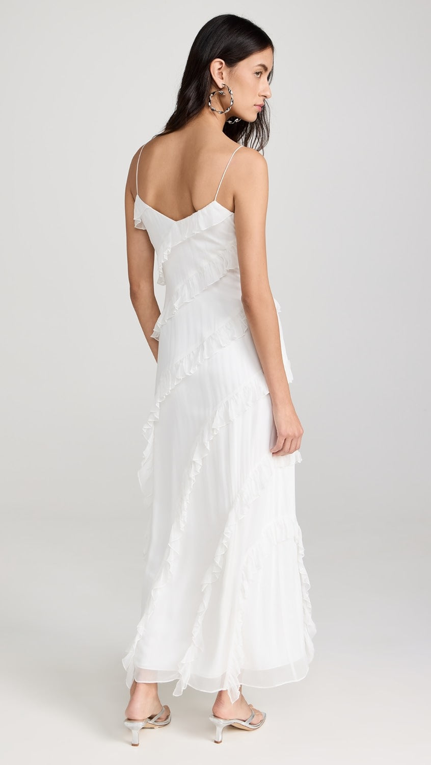 Roselle Ruffle Maxi Dress