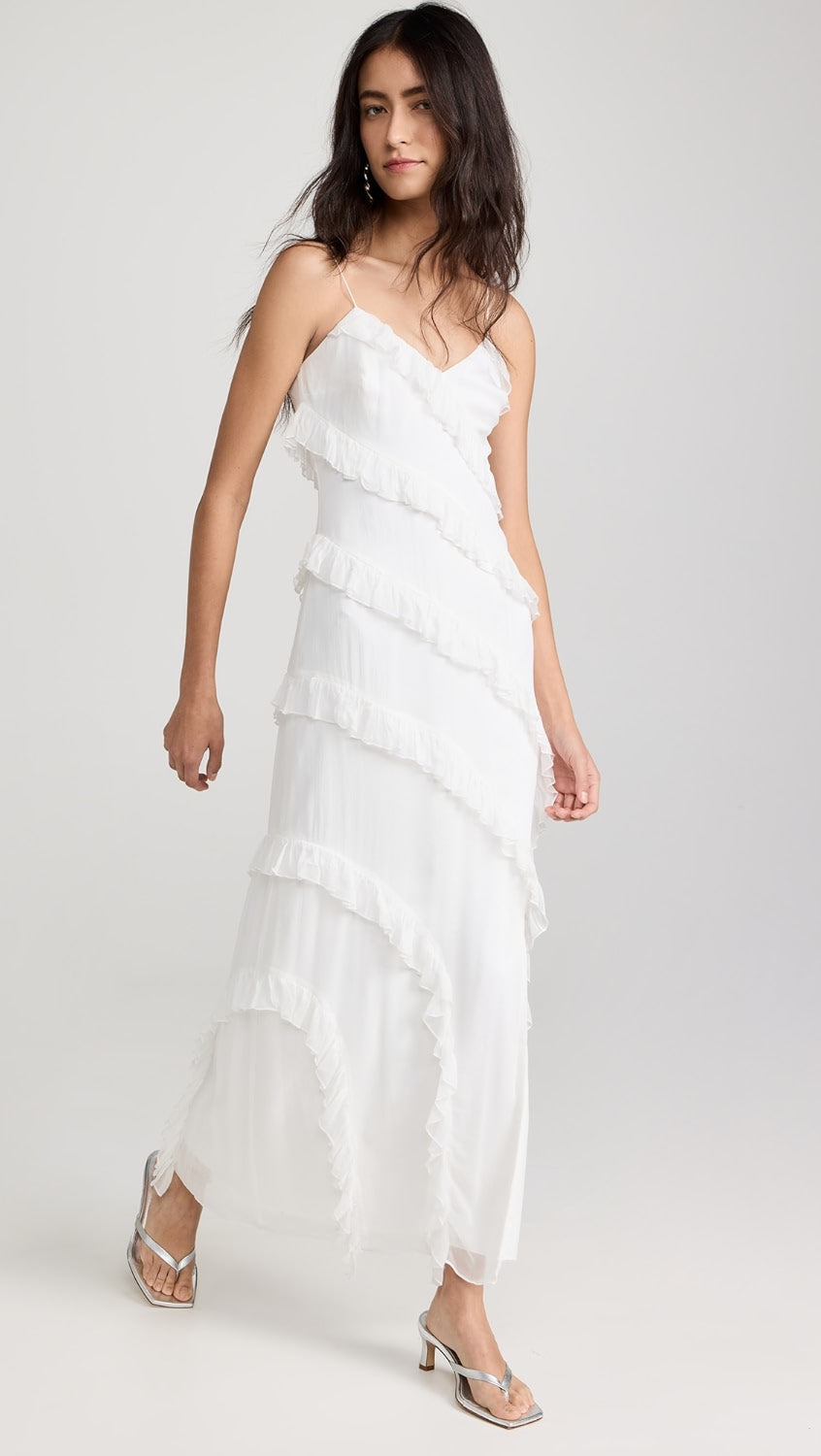 Roselle Ruffle Maxi Dress