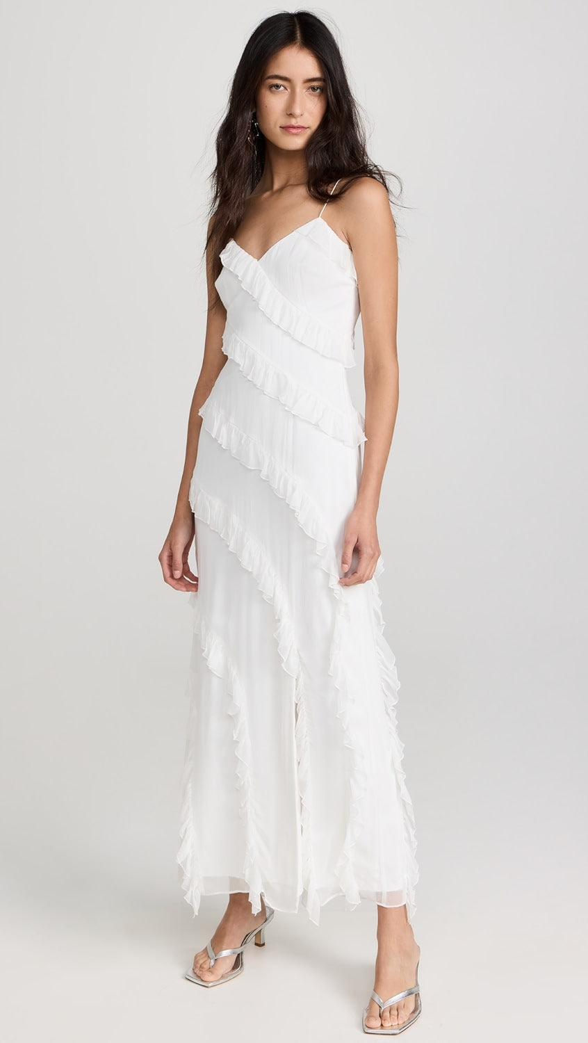 Roselle Ruffle Maxi Dress