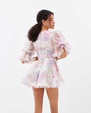 Liana Rosette Corset Mini Dress
