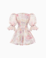 Liana Rosette Corset Mini Dress