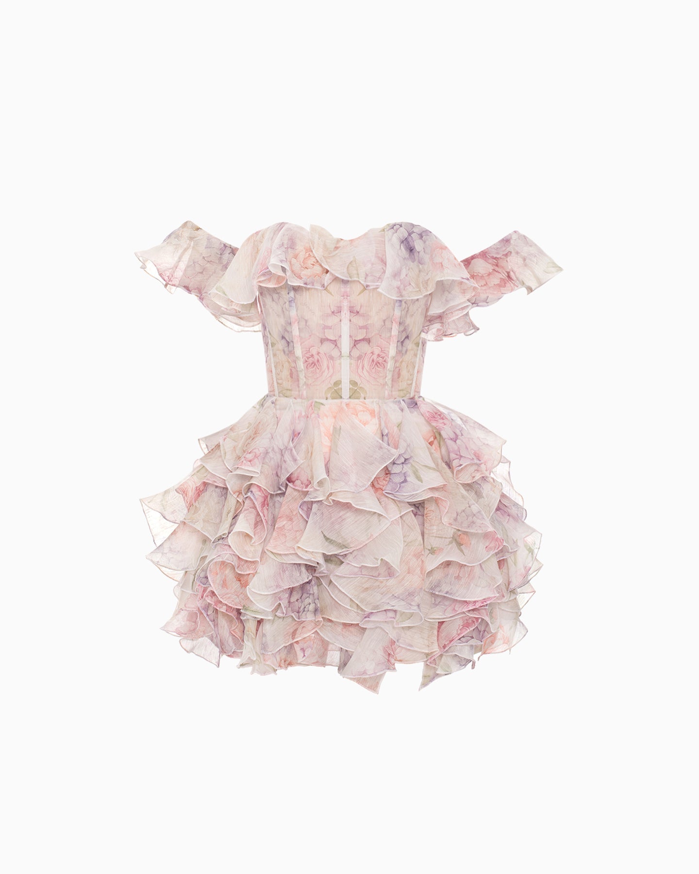 Liana Rosette Corset Mini Dress