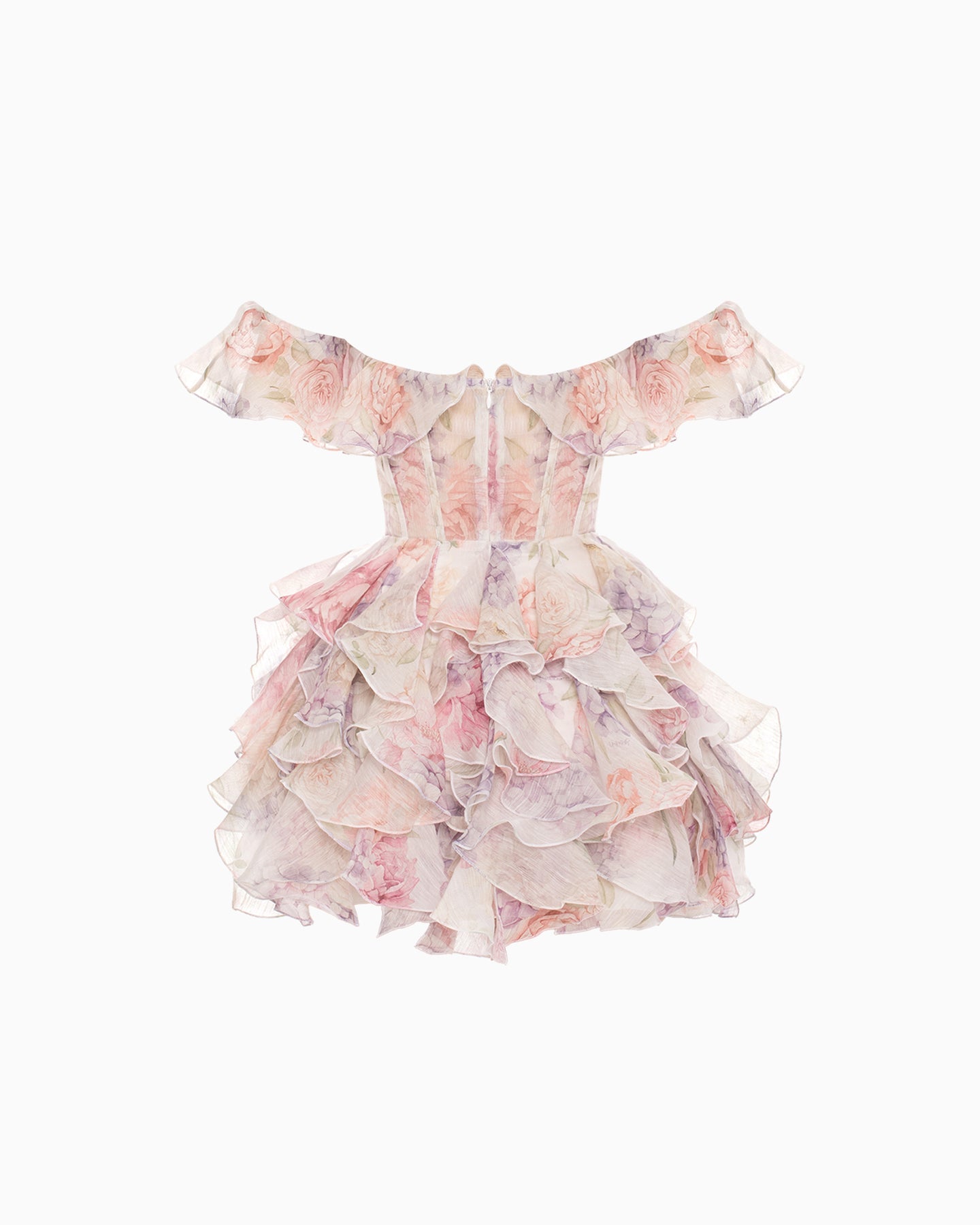 Liana Rosette Corset Mini Dress