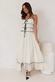 Caprice Frill Midi Cami Dress
