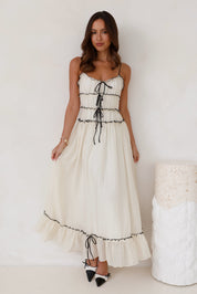 Caprice Frill Midi Cami Dress